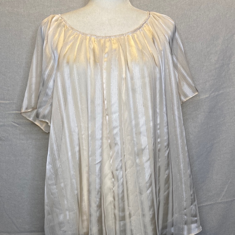 Lauren Conrad Cream XL Blouse